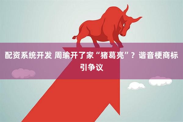 配资系统开发 周瑜开了家“猪葛亮”？谐音梗商标引争议